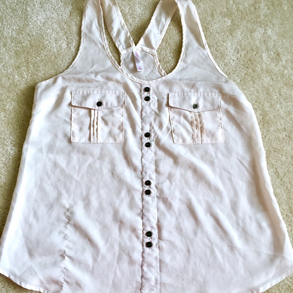 Off white tank